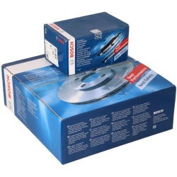 2× Bosch 0 986 479 266 тормозной диск 494 163 комплект датчик износа тормозных колодок, тормоз