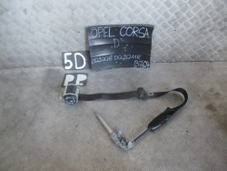 ремень безопасности правый перед opel CORSA d 06-11r HB 5D 607707800D