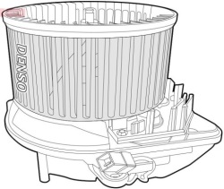 Denso DEA07015 вентилятор внутренний