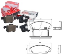 комплект датчик износа тормозных колодок Brembo 45022SH3G32 450