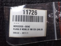 бардачок пассажира MERCEDES b 180 W245 2.0CDI 2007R 11726