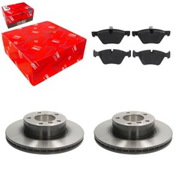 тормозные колодки перед GDB1559DTE trw BMW 3 E90 + 2 тормозной диск DF4459