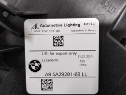 фара левая передняя full led X3 G01 X4 G02 *