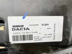 Dacia SANDERO III фара правая full led европа 260107978R