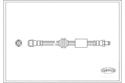 Corteco тормозной шланг MERCEDES GL 320 CDI