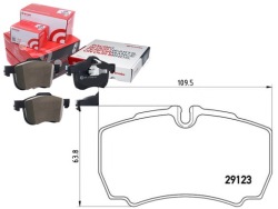 комплект датчик износа тормозных колодок Brembo PAD1277 1304604