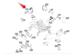 защита пластиковая кресло MERCEDES a CLA GLA PR