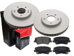 2× MAXGEAR тормозной диск Hyundai перед I30/CEED 07-/12- маховика 16" 300MM тормозные колодки kia 'D/CERENS/I30/VELOSTER-