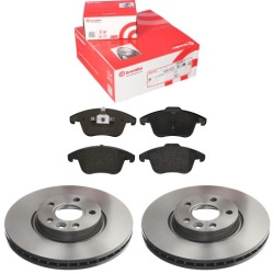 2× Brembo 09.A427.11 тормозной диск + тормозные колодки oem для FORD S-MAX 06- перед, P 24 076