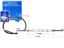 троса трос тормоза ручного ATE 4618 FBS09031 90