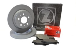 тормозные колодки перед циммерман для FORD Focus II 04-23723.180.1 + 2 370.3076.20 тормозной диск
