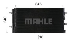 mahle ac 102 000P конденсатор, радиатор кондиционера