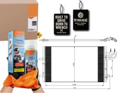 конденсатор кондиционера FORD Focus 04- nrf # pro+ Kit9