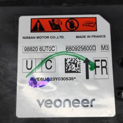 Блок airbag nissan QASHQAI III (J12) 9882068T0C 28355545 1.3л 106kw 2023