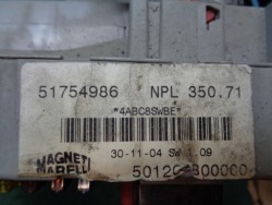 блок управления замок серцевина 00551952720 lancia MUSA 1.4 16V оригинал европа