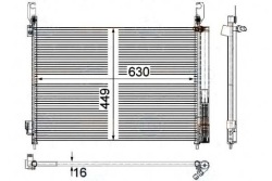 Behr Hella конденсатор кондиционера renault KOLEOS 2