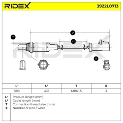ridex 3922L0713 лямбда-зонд