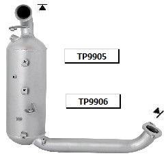 фильтр DPF твердых частиц FORD Focus 1.6 | 2009-2011