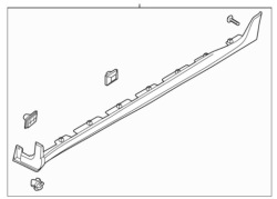 Hyundai VELOSTER II 2 молдинг порога порог правый левый N правая
