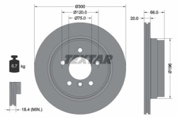 textar 2355001 комплект датчик износа тормозных колодок, тормоз + 2 Тормозной диск зад 92154903