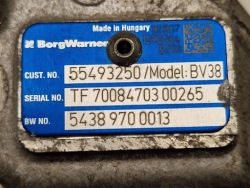 opel oe 55493250 турбина