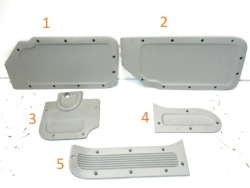 renault KANGOO I РЕСТАЙЛИНГ обивка Защита зад