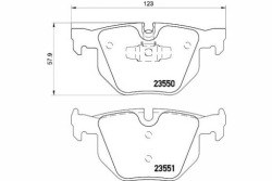 textar тормозные колодки BMW зад 3 (E90,E91,E92,E93