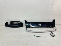 накладка воздухозаборник жалюзи молдинг хром в бампер перед renault SCENIC III 3 РЕСТАЙЛИНГ комплект