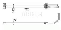mahle 109 000P радиатор гур, система управления
