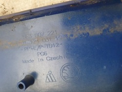 SKODA OCTAVIA 4 IV 5E 5E3 19- бампер передний 5E3807221