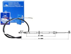 трос тормоза ручного renault MEGANE III 1.2-2.0d
