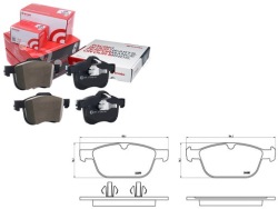 комплект датчик износа тормозных колодок Brembo 30793943 312773