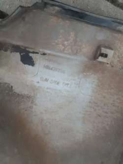 mitsubishi Pajero III молдинг правый порог MR478766 3D