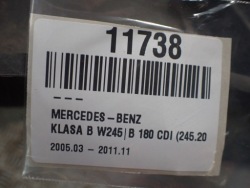панель передняя / телевизор Балка MERCEDES b 180 W245 2.0CDI 2007R 191 11738