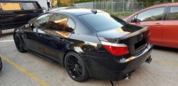 спойл спойлер BMW E60 m черный глянец