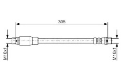 тормозной шланг . vw перед A4 02- 305