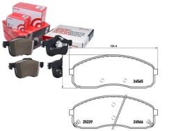 комплект датчик износа тормозных колодок Brembo 0K58A3323Z ADB3