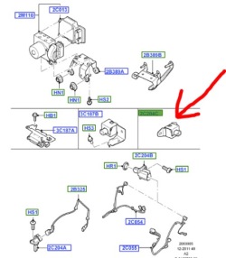 датчик удара Ford OE 7G9N-5B739-AA
