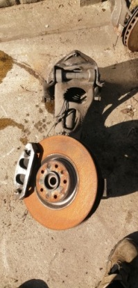 CITROEN C5 III 2.7 поворотный кулак, цапфа, амортизатор левый