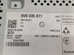 SKODA FABIA 3 III 14- радио дисплей экран 6V0035871