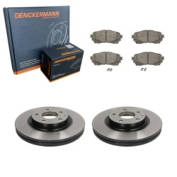 2× Denckermann B130803 тормозной диск колодки торм. перед mazda 6 2.0/2.2/2.5 2012-