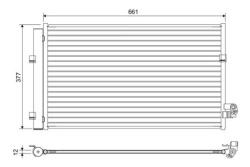 valeo 822647 конденсатор, радиатор кондиционера