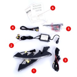 ходовые огни дневные EinParts Automotive DRL403O