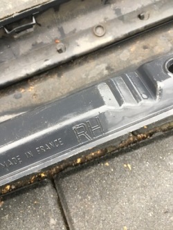 молдинг порога правая volvo S60 V60 10-