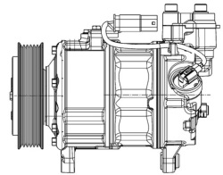 mahle acp 600 000P Компрессор кондиционера,
