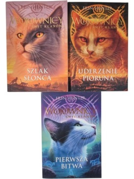 Zdjęcie egzemplarza: Wojownicy Świt Klanów / zestaw 3 książek / Erin Hunter zestaw książek