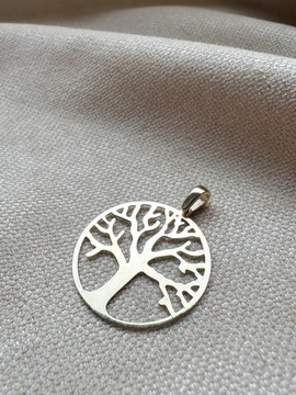 Złota zawieszka próba 585 DRZEWKO - miniatura 1