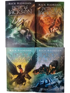 Zdjęcie egzemplarza: Percy Jackson i Bogowie Olimpijscy 1-4 / Rick Riordan