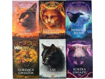 Zdjęcie egzemplarza: Wojownicy / Świt Klanów Tom 1-6 / Erin Hunter zestaw książek