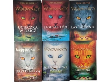 Zdjęcie egzemplarza: Wojownicy Tomy 1-6 / Komplet / Erin Hunter zestaw książek